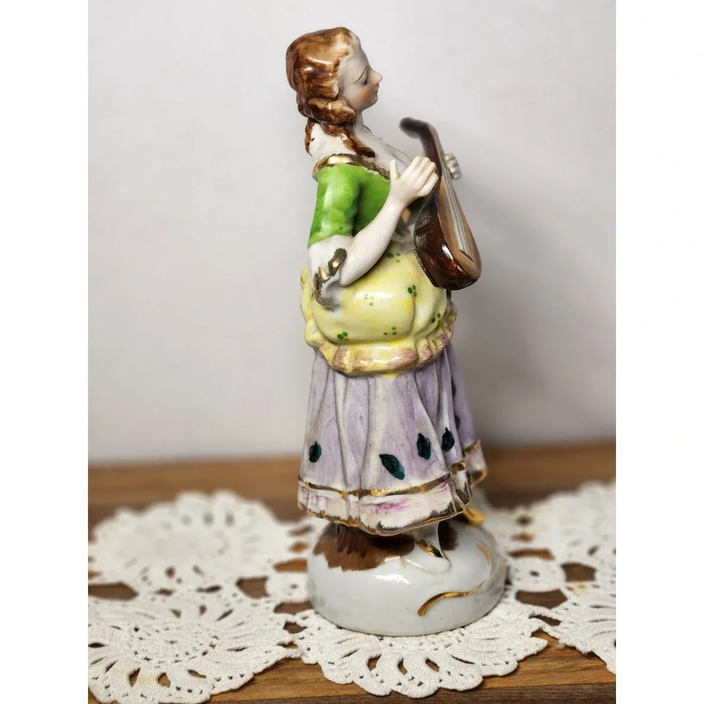 Vintage Orion China Made‎ in Occupied Japan Mandolin Players Male/Female